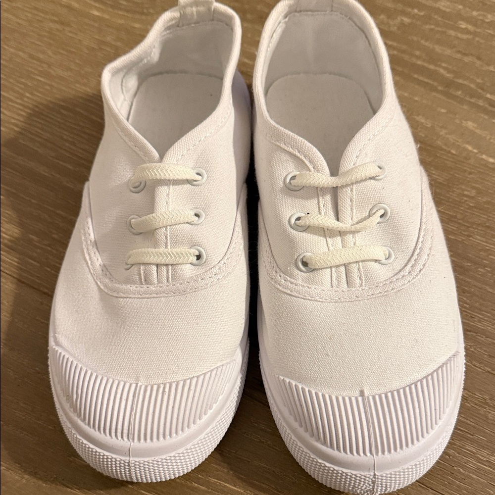 Classic White Kids Canvas Shoes